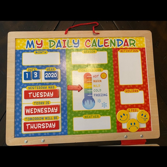melissa and doug my first calendar